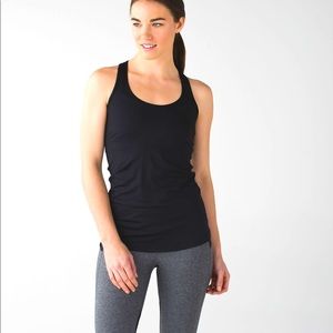 Lululemon Black Cool Racerback tank
